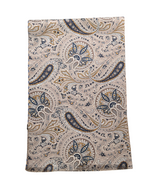 PAISLEY PRINT SILK SCARF