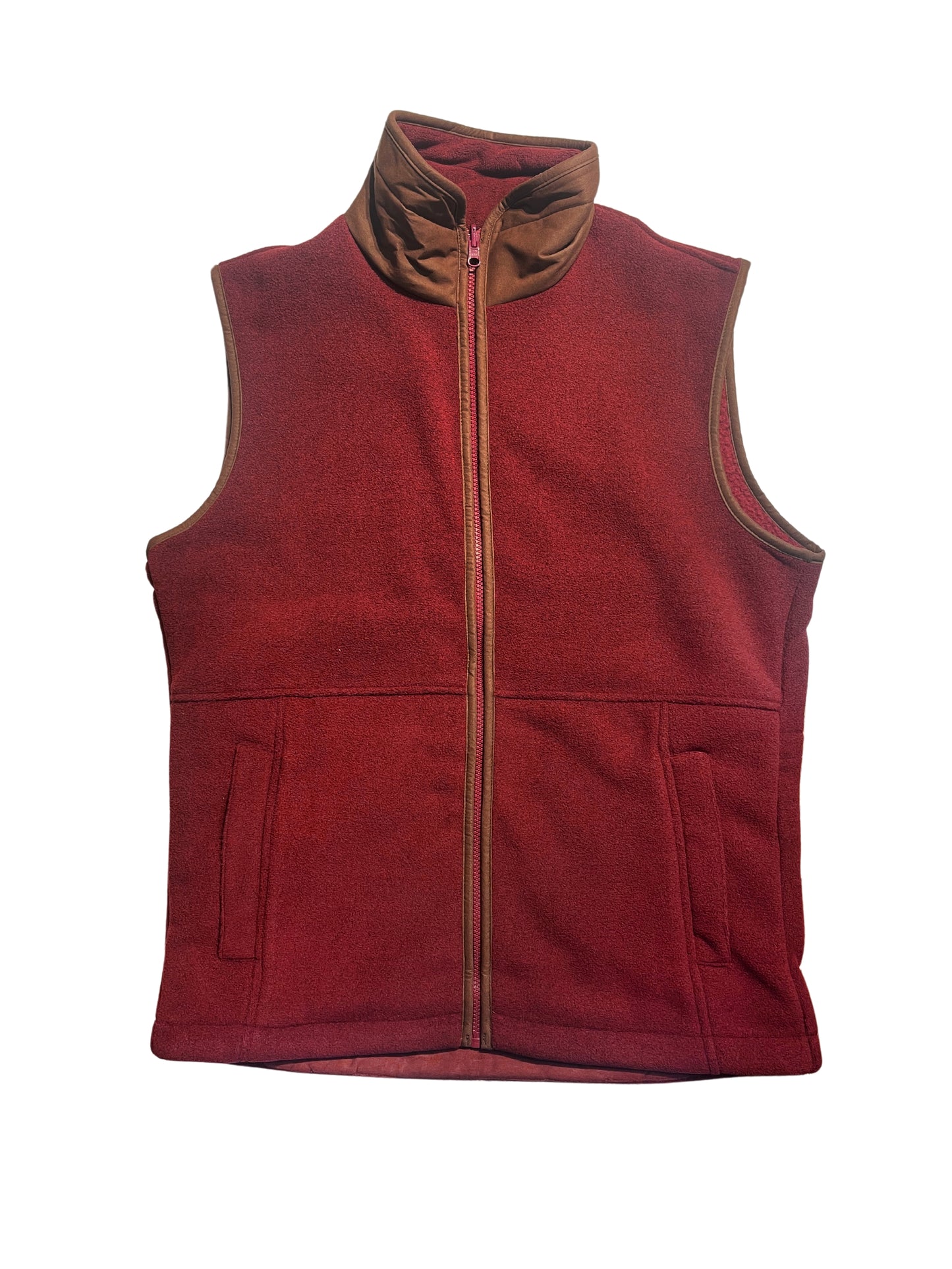 AYLSHAM RED FLEECE GILET