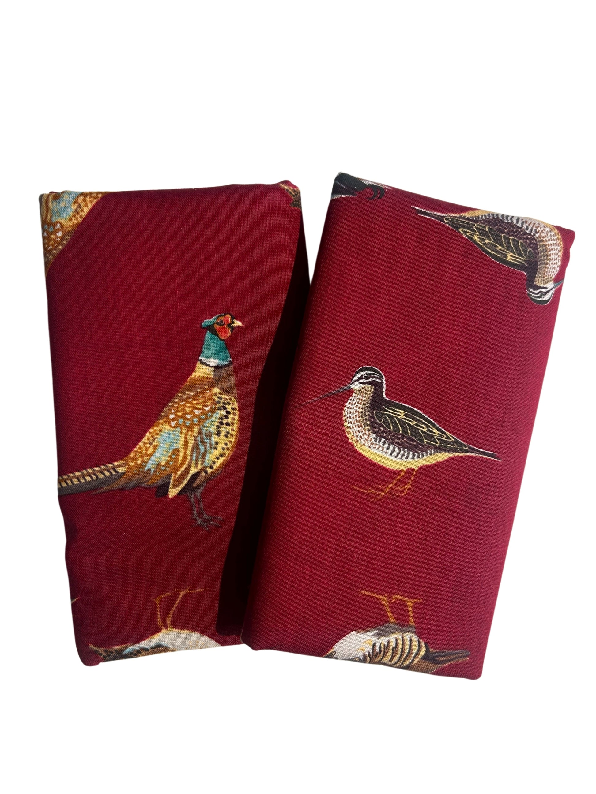 BURGUNDY GAME BIRDS 2 PACK BANDANA