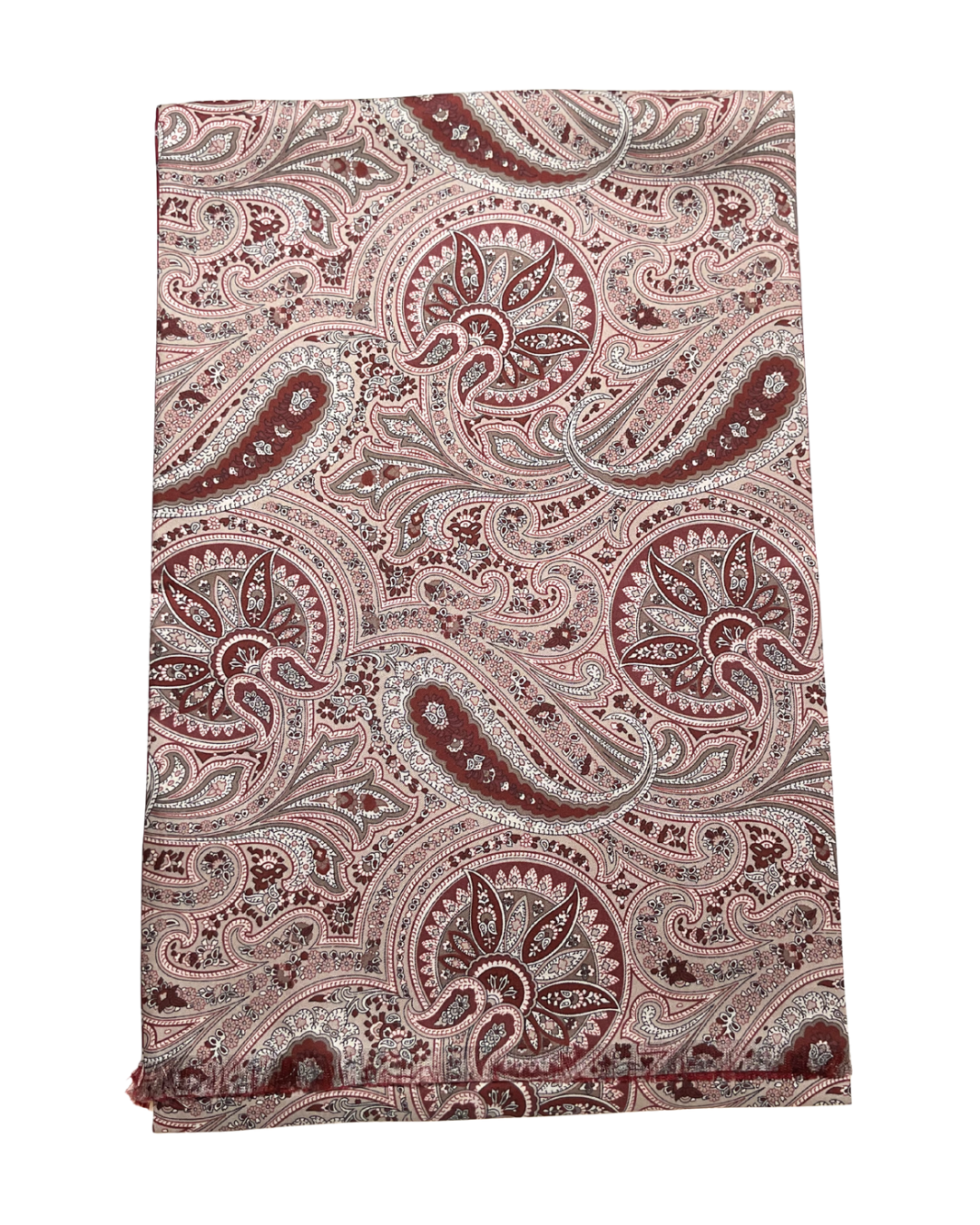 PAISLEY PRINT SILK SCARF