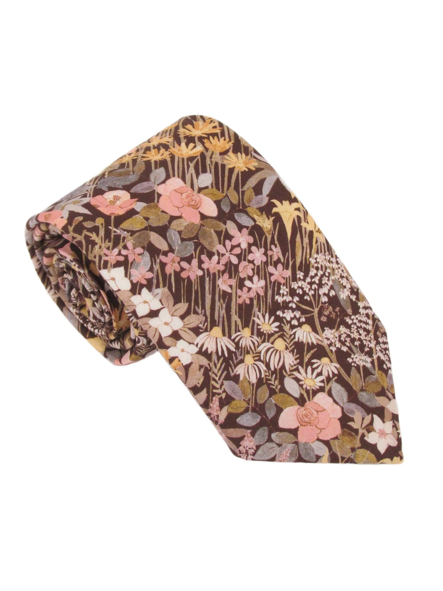 FARIA PINK TIE MADE WITH LIBERTY FABRIC
