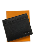 BLACK LEATHER WALLET