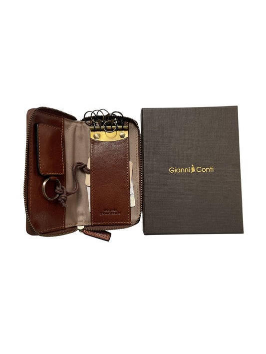 TAN LEATHER KEY HOLDER