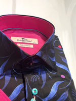 FLORAL PRINT AND COLOURED SPOTS LONG SLEEVED SHIRT