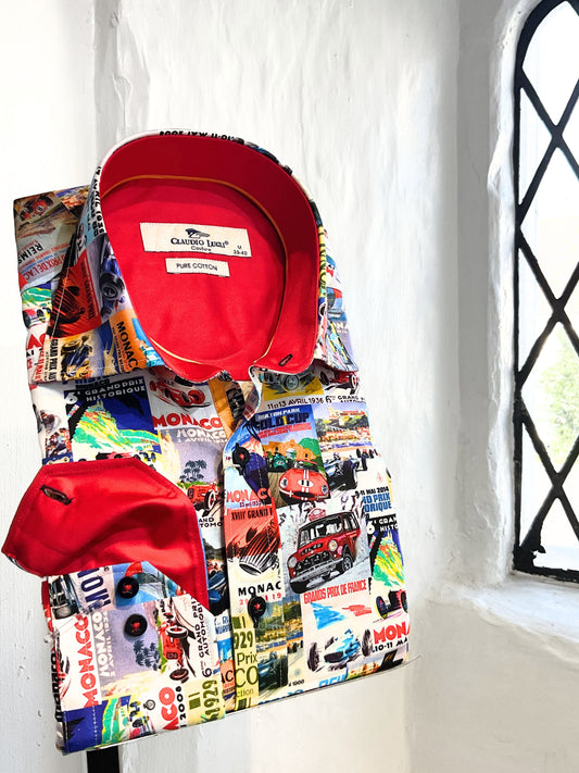 MONACO GRAND PRIX SCENES LONG SLEEVE SHIRT