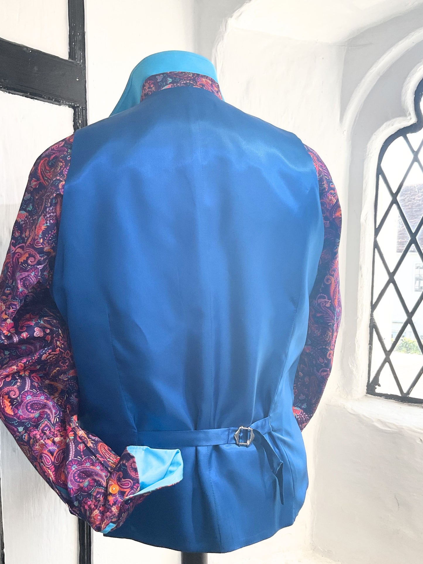 PETER BLUE WOOL WAISTCOAT