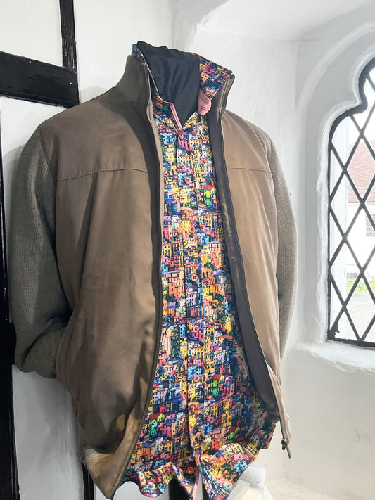 BUGATTI MID BROWN BLOUSON