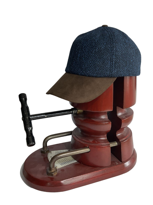 HARRIS BLUE TWEED BASEBALL CAP