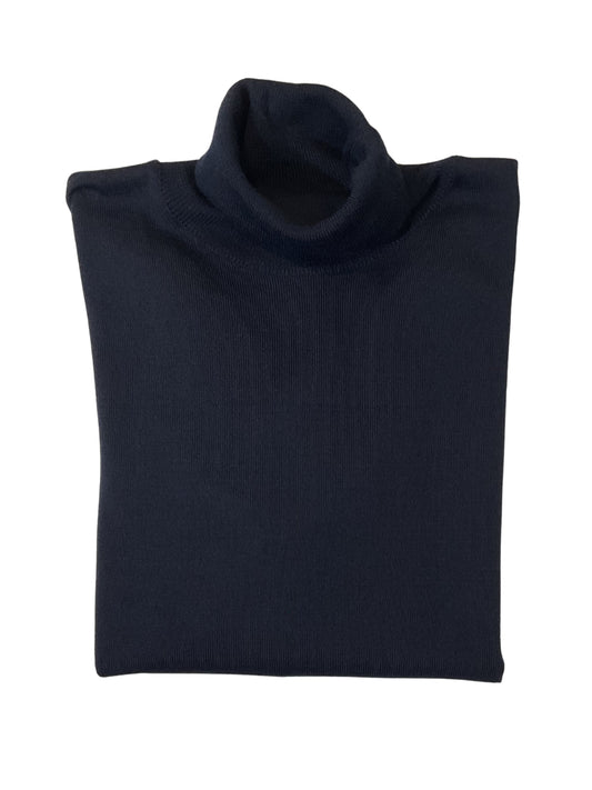 NAVY ROLLNECK JUMPER