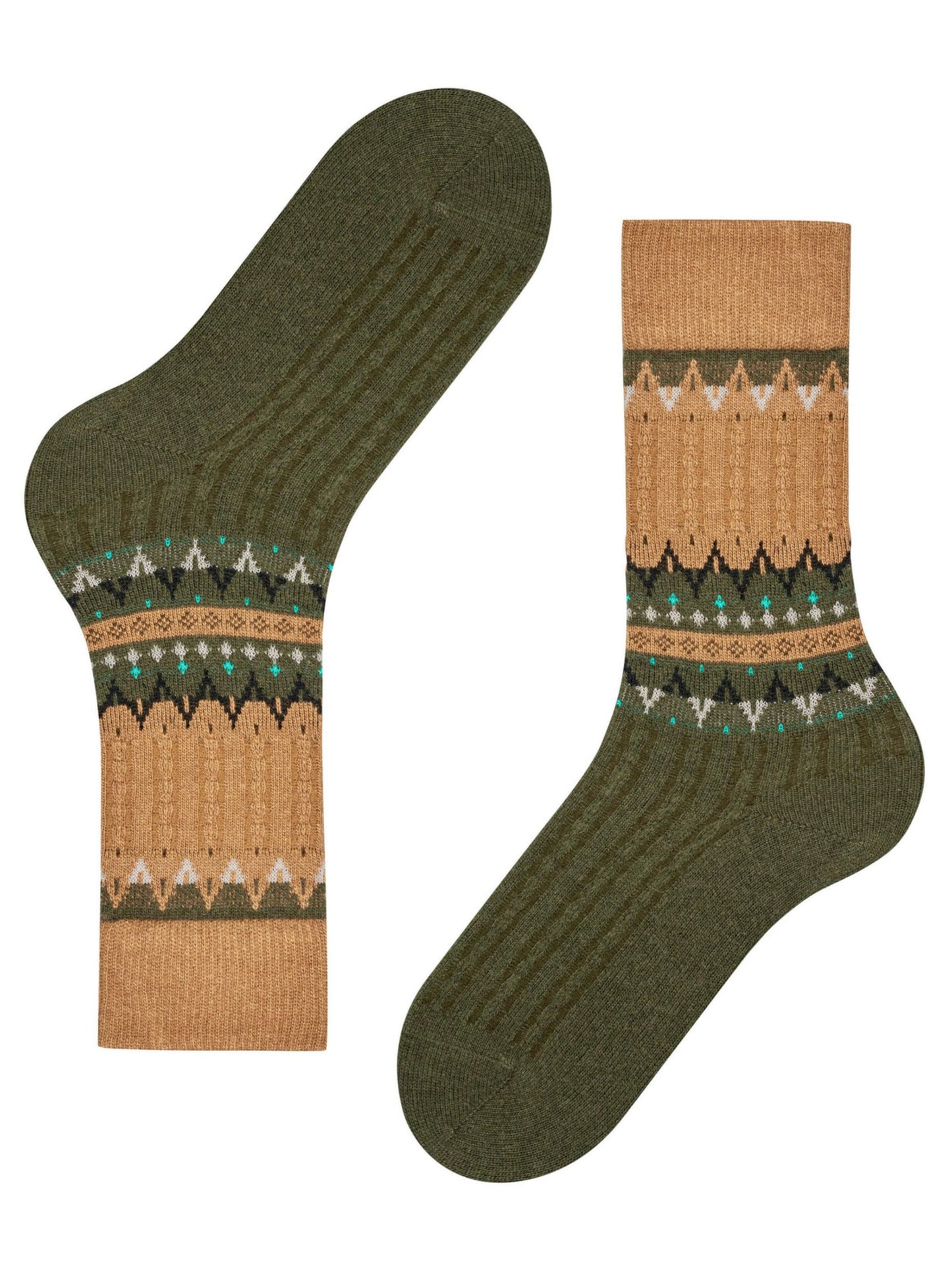 NORSEMAN OLD BRASS WOOL BLEND SOCKS