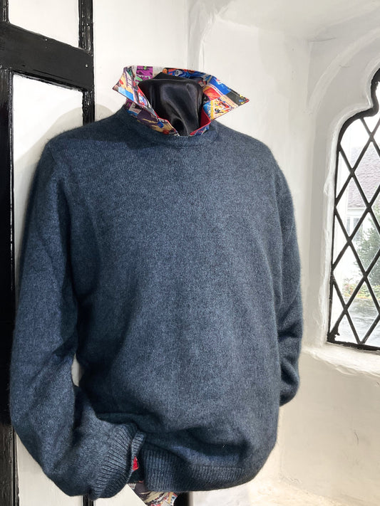 NEPTUNE BLUE CREW NECK JUMPER