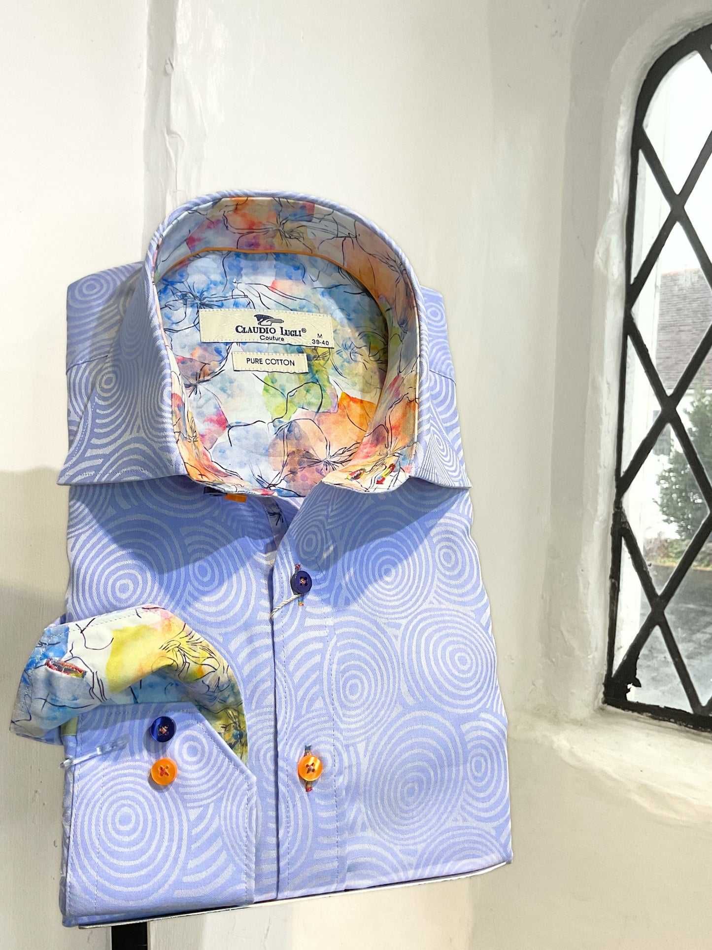 CONCENTRIC CIRCLES LONG SLEEVE SHIRT