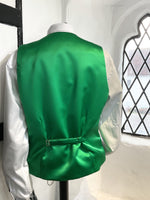 JACQUARD BURNT ORANGE PAISLEY WAISTCOAT