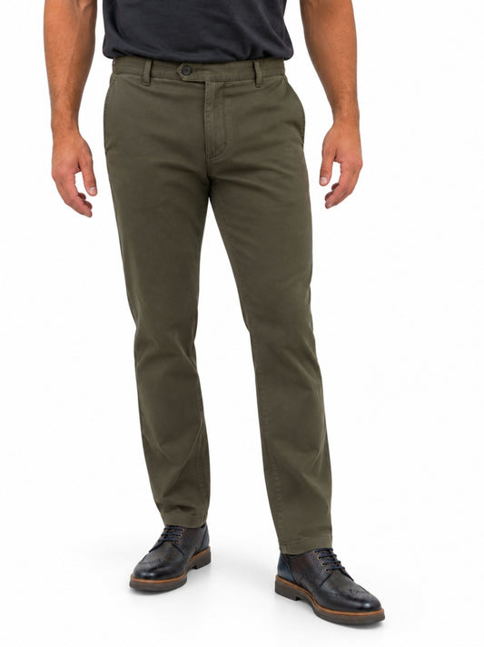 ROMA GREEN COTTON CHINOS
