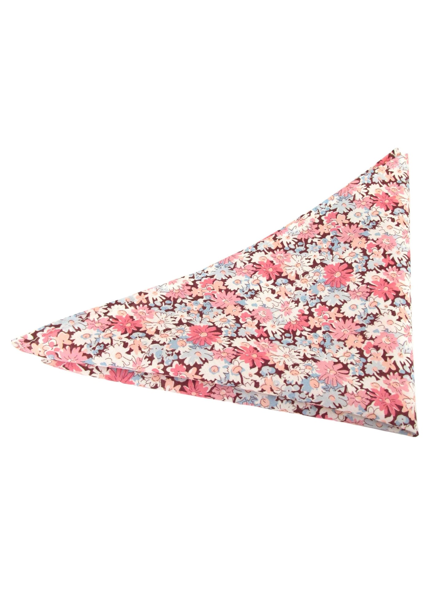 LIBBY PINK HANDKERCHIEF MADE WITH LIBERTY FABRIC