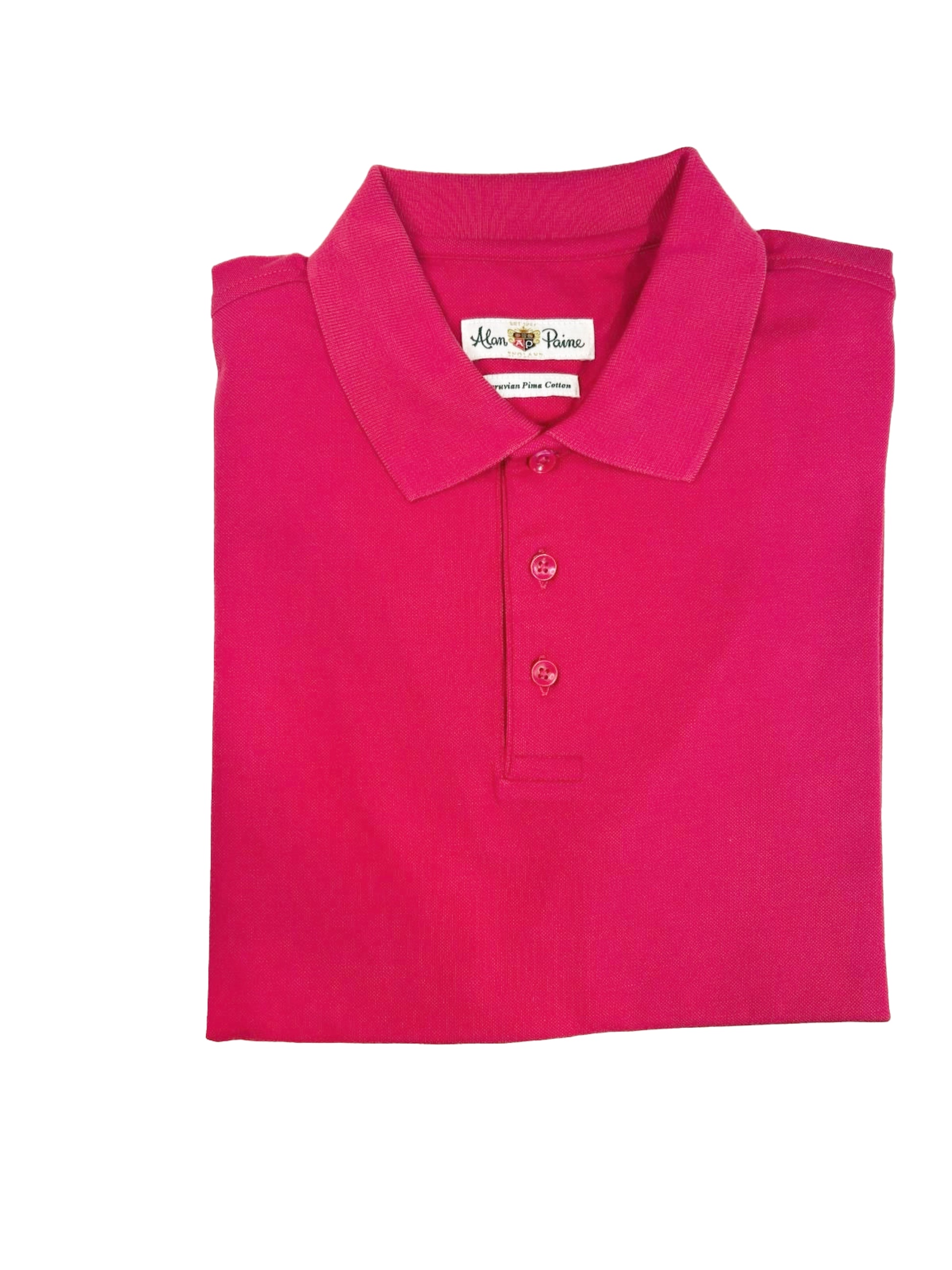 FRITTON SHORT SLEEVE POLO RASPBERRY