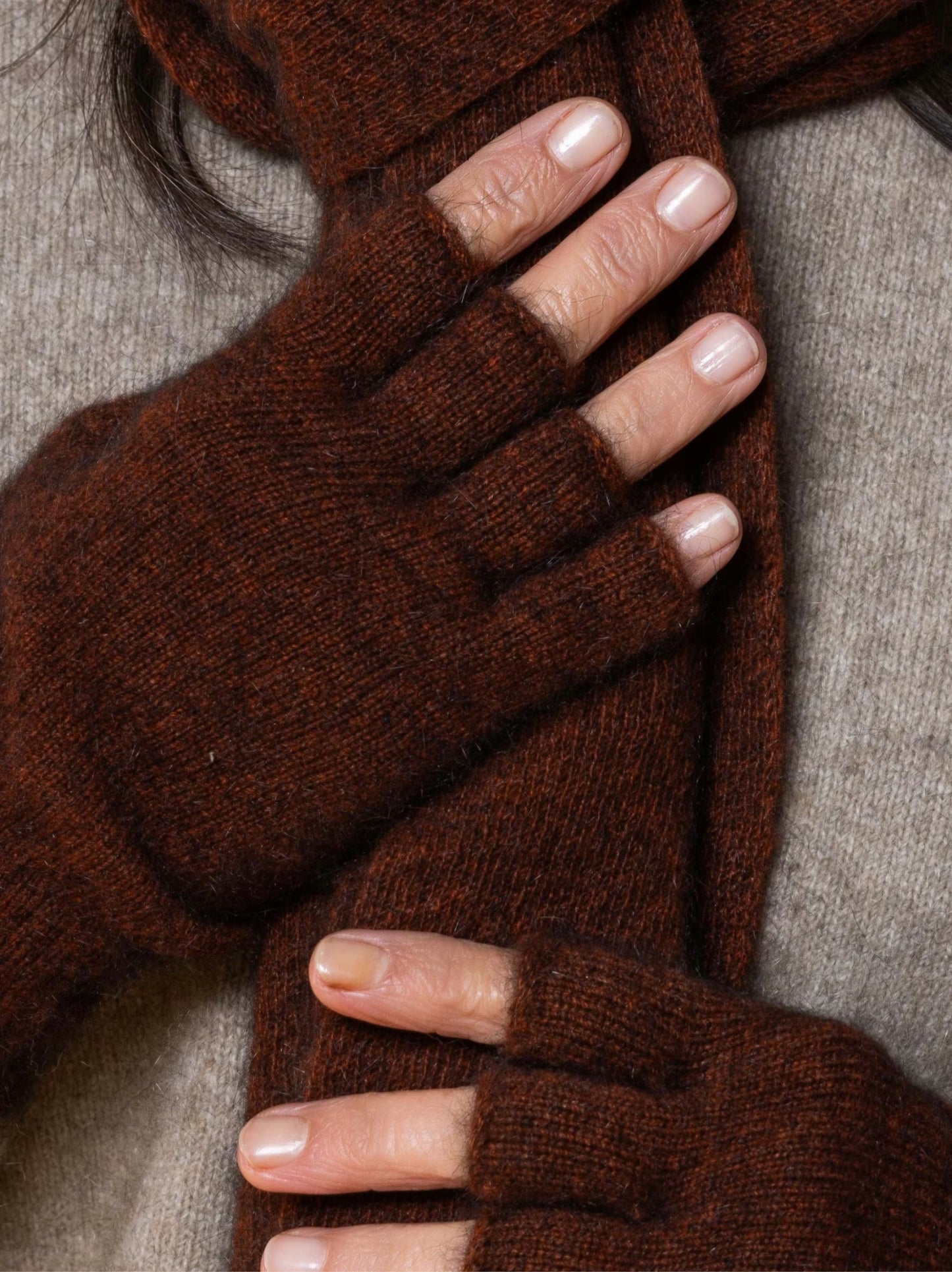 RIMU POSSUM FINGERLESS GLOVES