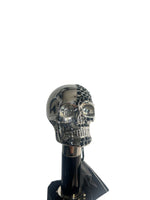 HALF JEWELLED SKULL DESIGN HANDLE