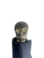 BLACK JEWELLED SKULL DESIGN HANDLE