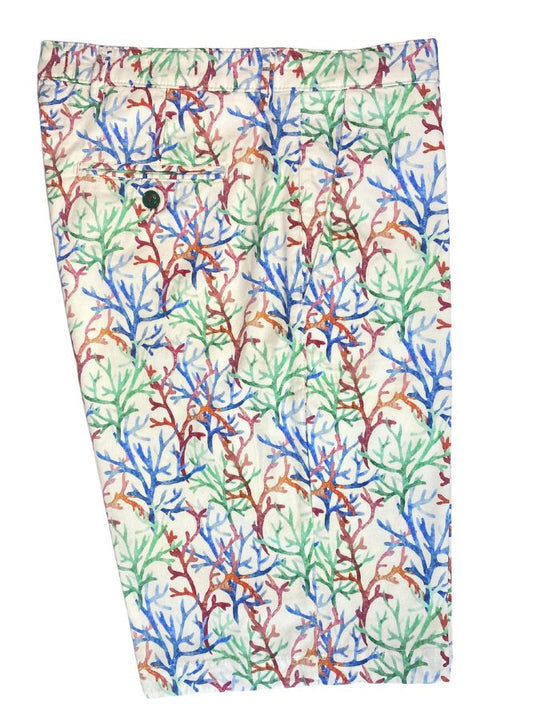 Multicolour Coral Shorts