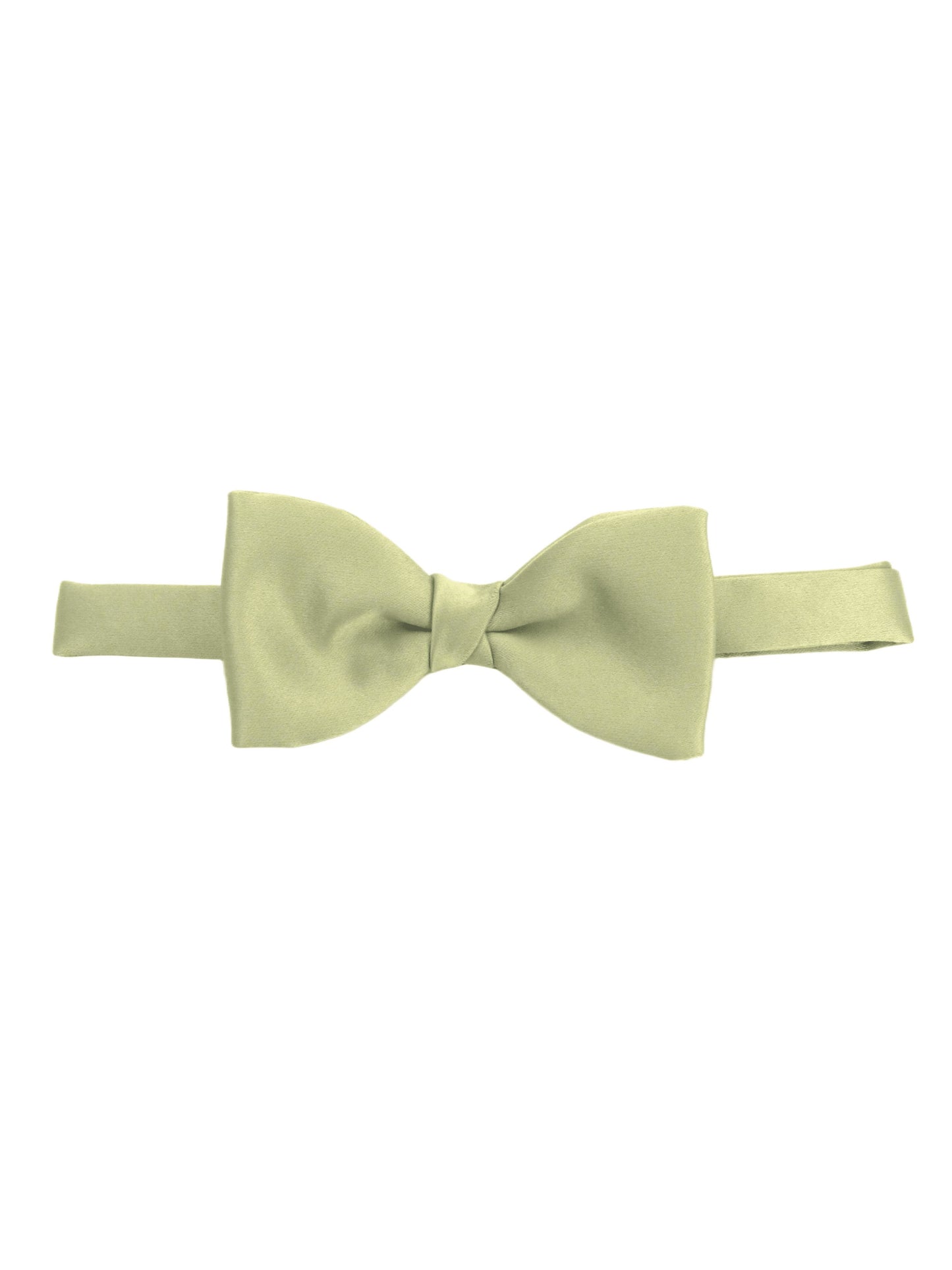 VAN BUCK PISTACHIO SAGE SATIN READY TIED BOW TIE