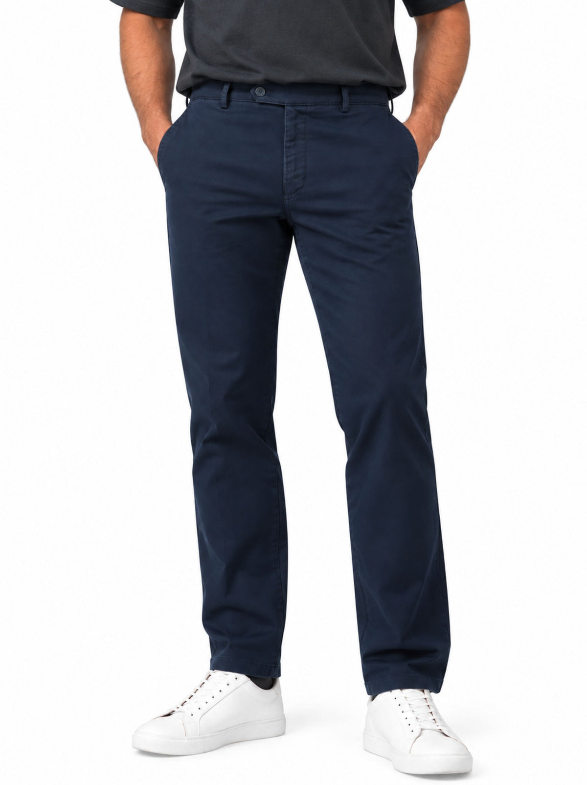 SILVERSTONE MODERN FIT DARK BLUE CHINOS