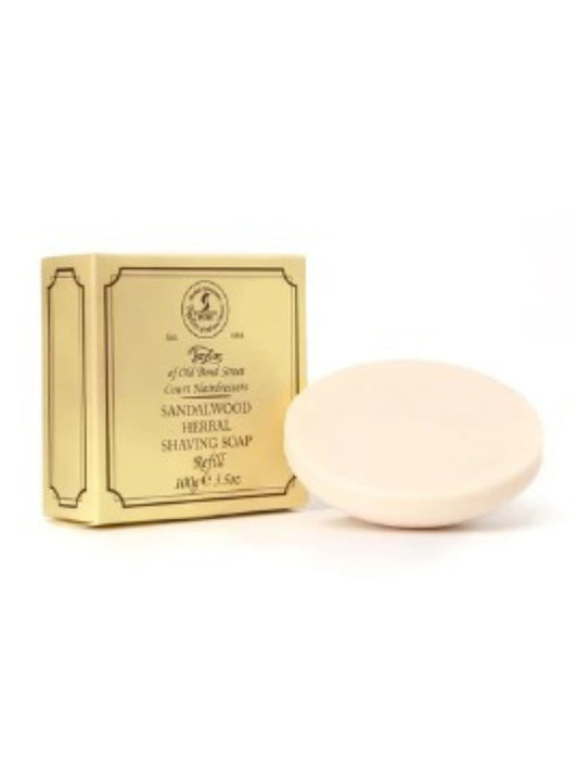 TAYLOR OF OLD BOND STREET SANDALWOOD HARD SOAP REFILL 100g