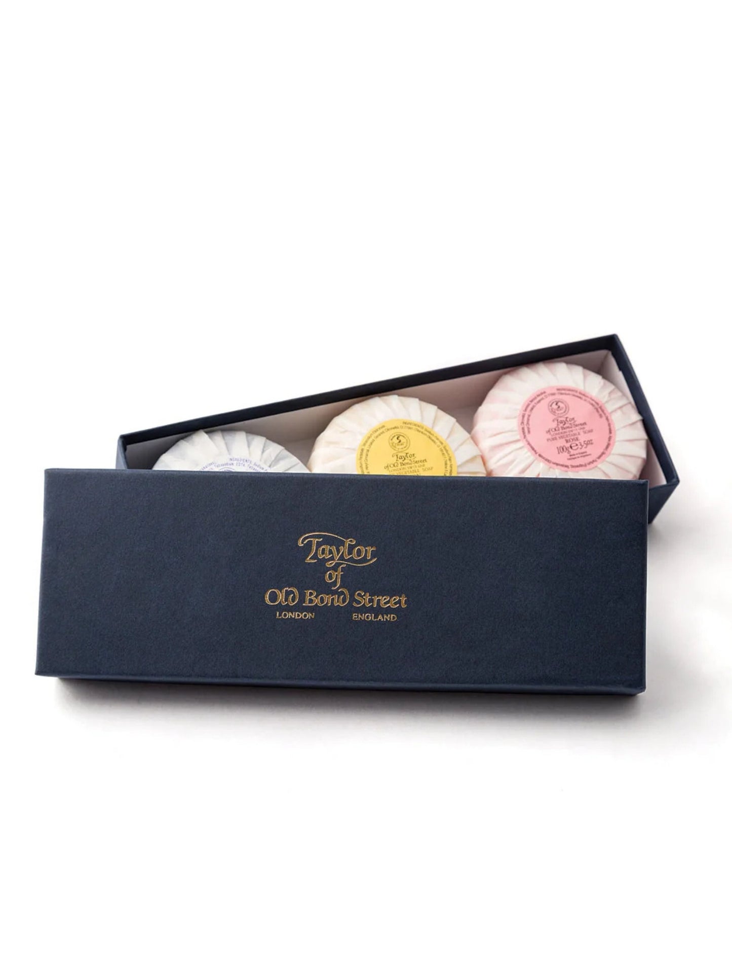 TAYLOR OF OLD BOND STREET THREE MIXED SELECTION HAND SOAPS 100g