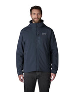 MUSTO TRUE NAVY MIDLAYER WATERPROOF ANORAK WITH HOOD
