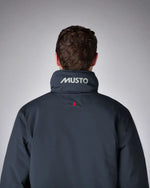 MUSTO TRUE NAVY MIDLAYER WATERPROOF ANORAK WITH HOOD