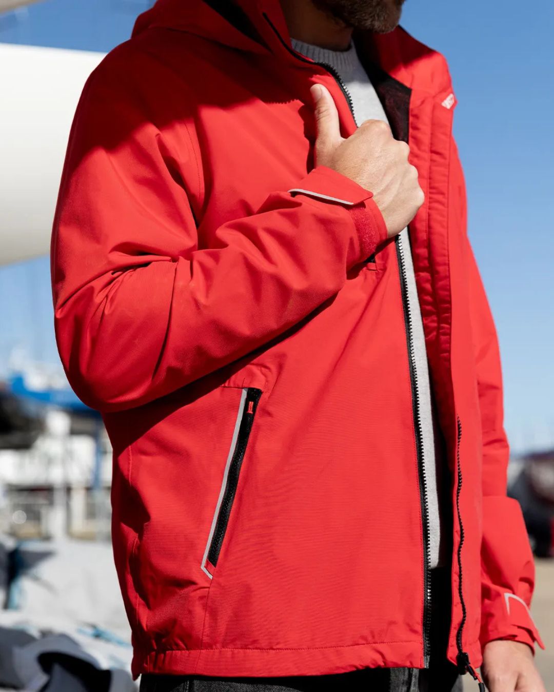 MUSTO SARDINIA TRUE RED WATERPROOF ANORAK