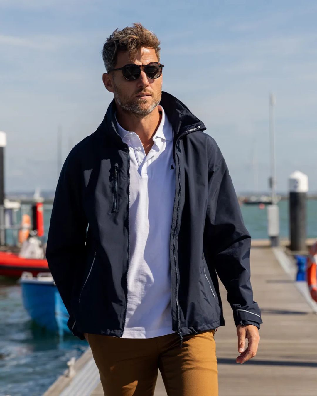 MUSTO SARDINIA TRUE NAVY WATERPROOF ANORAK