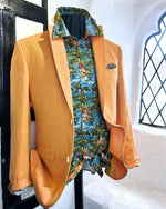 JACK ORANGE LINEN JACKET