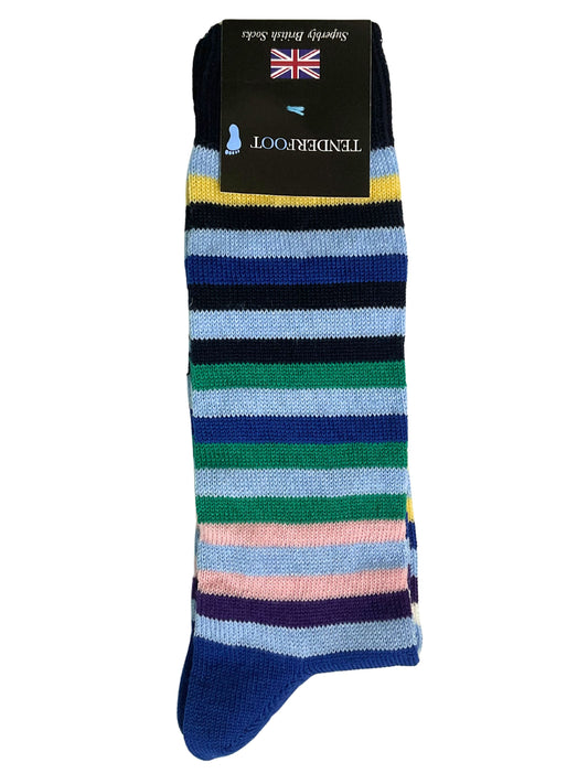 FLUX ELITE STRIPE WOOL SOCKS