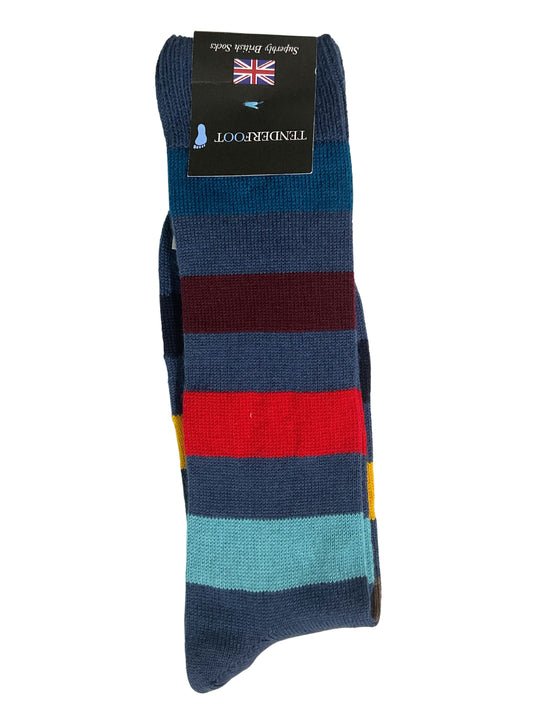 CRAZY 8 STORM SHADOW WOOL SOCKS