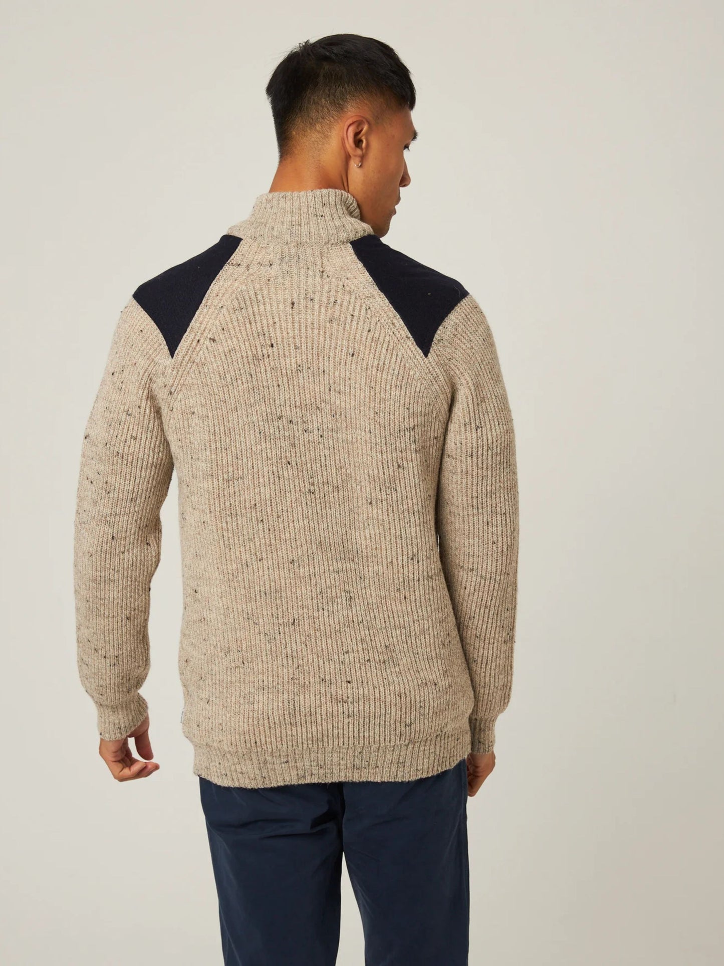 BEXLEY OATMEAL QUARTER ZIP JUMPER