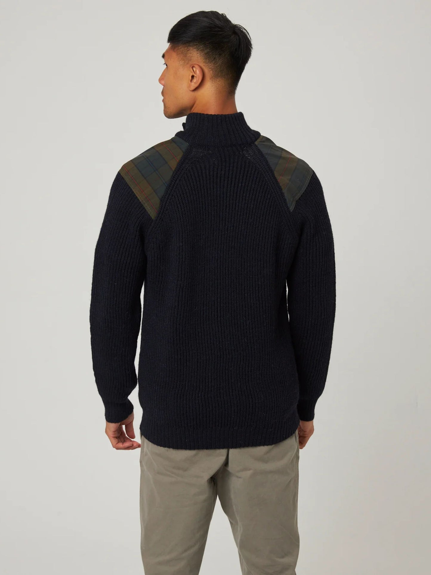 BEXLEY NAVY QUARTER ZIP JUMPER