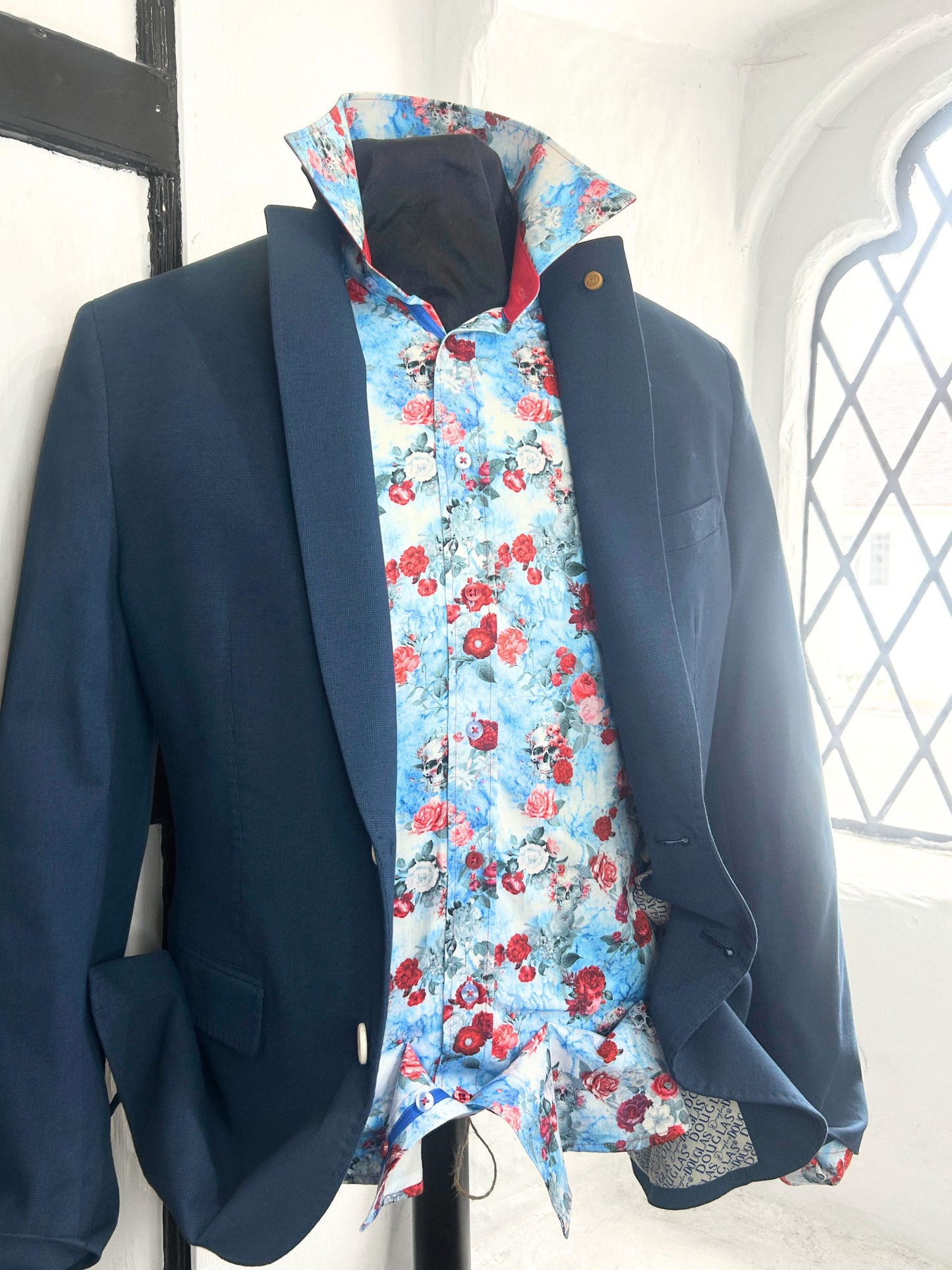 BARCELONA DARK BLUE COTTON JACKET