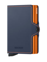 TWINWALLET MATTE NIGHTBLUE AND ORANGE