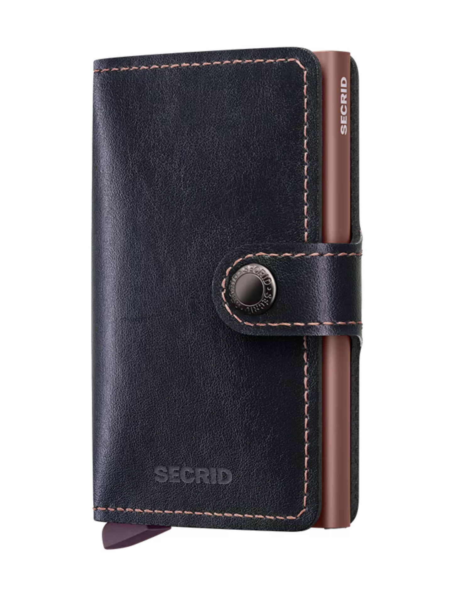 MINIWALLET MIRUM PLANT-BASED BLACK ROSE
