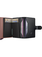 MINIWALLET MIRUM PLANT-BASED BLACK ROSE