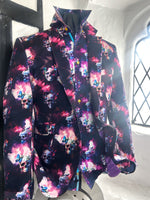 PURPLE SKULL PRINT SPORTS JACKET