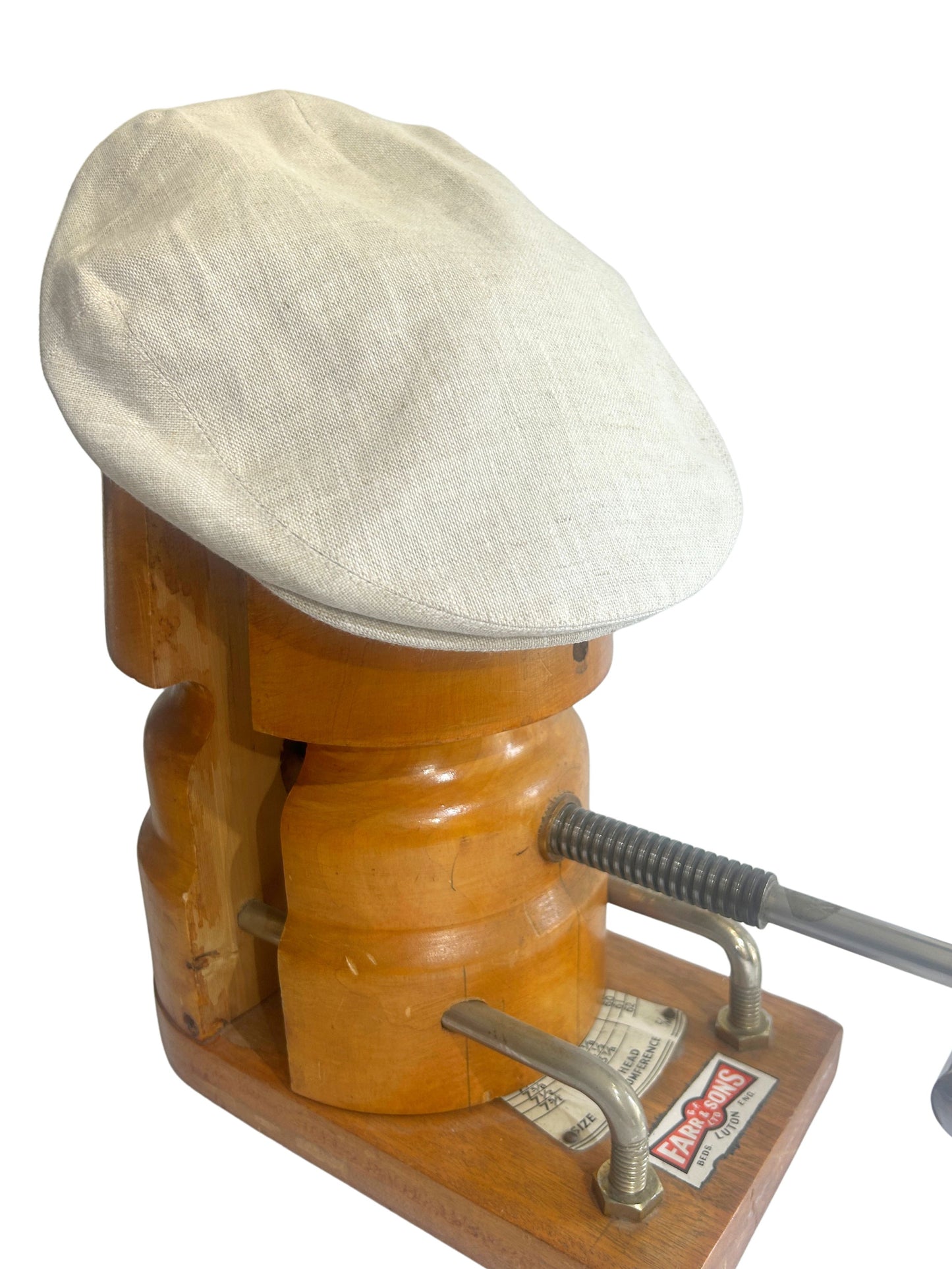 IRISH LINEN CAP NATURAL