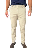 LIGHT BROWN OSLO ORGANIC COTTON CHINOS