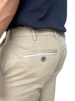 LIGHT BROWN OSLO ORGANIC COTTON CHINOS