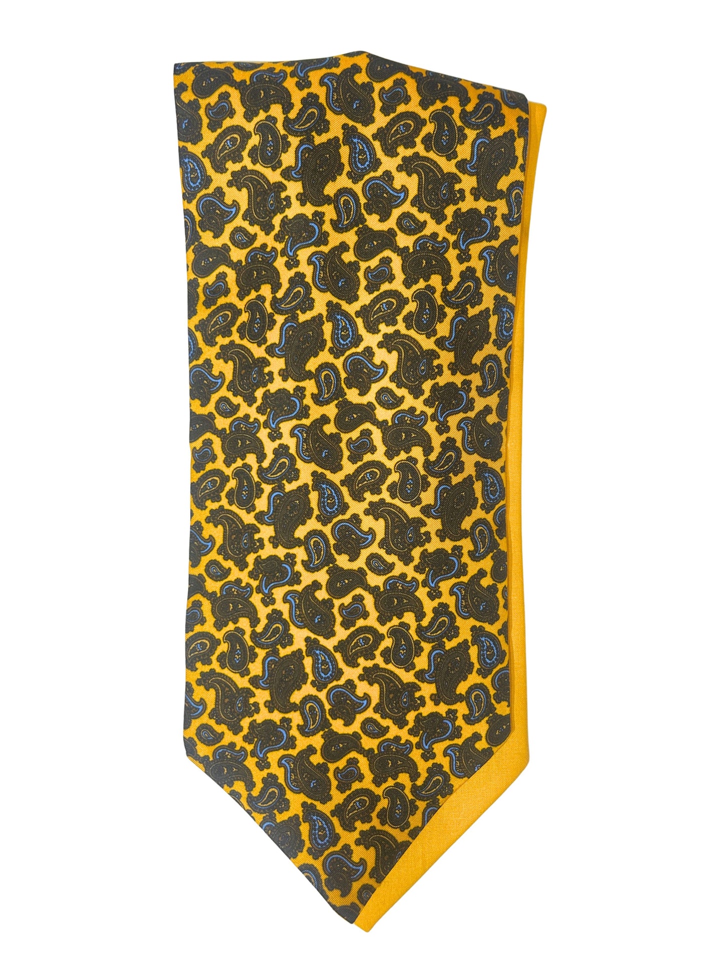 GOLD DETAILED PAISLEY FANCY SILK CRAVAT