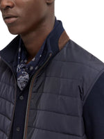 BUGATTI NAVY ZIP THROUGH JACKET
