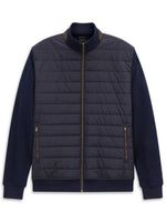 BUGATTI NAVY ZIP THROUGH JACKET