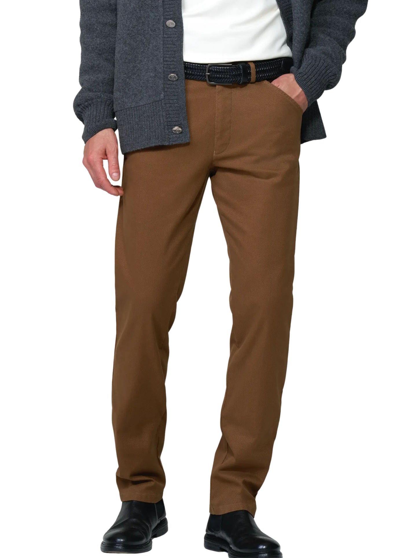 CHICAGO BROWN COTTON CHINOS