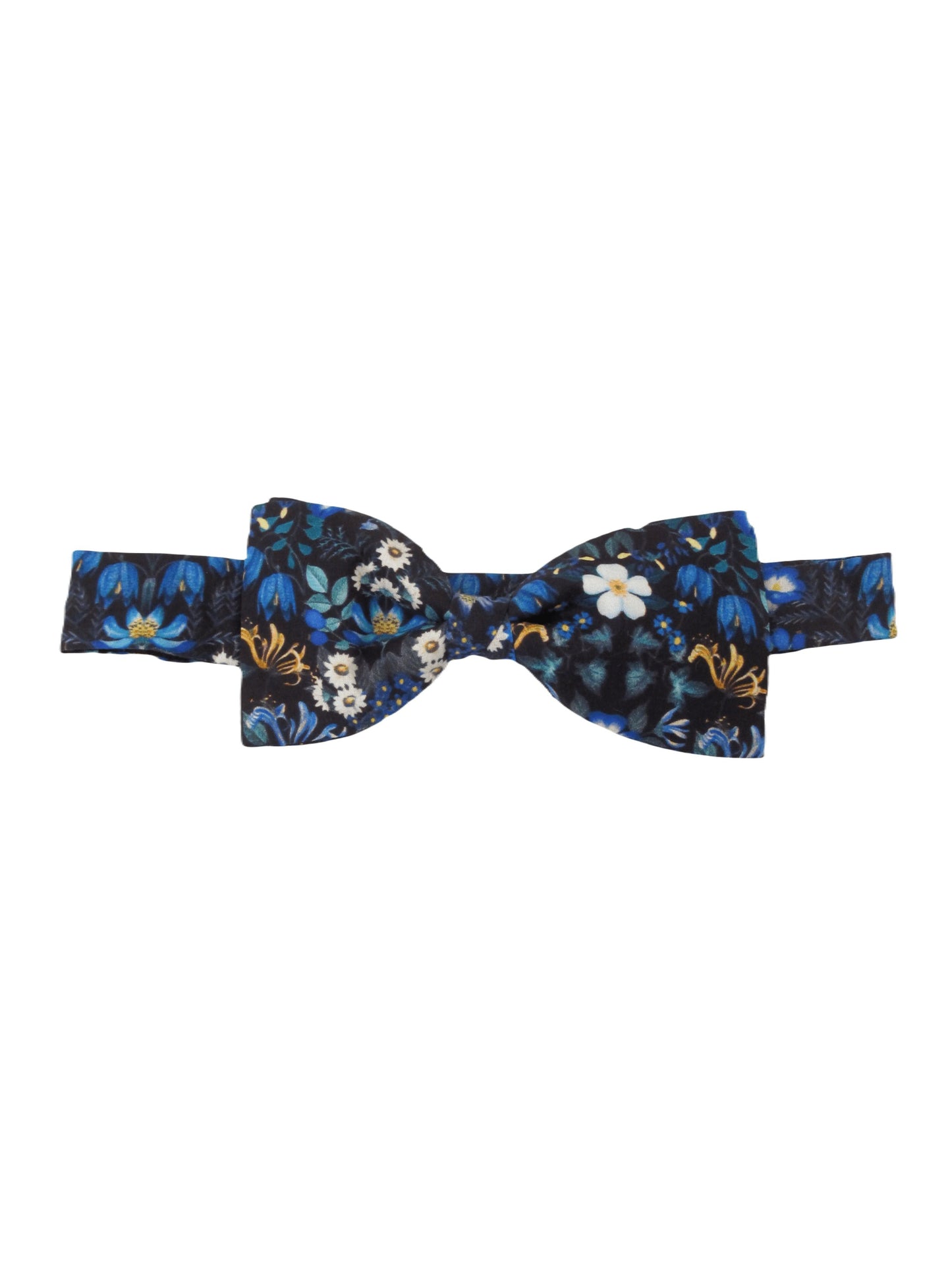 MARY PATRICIA BLUE BOW TIE MADE WITH LIBERTY FABRIC
